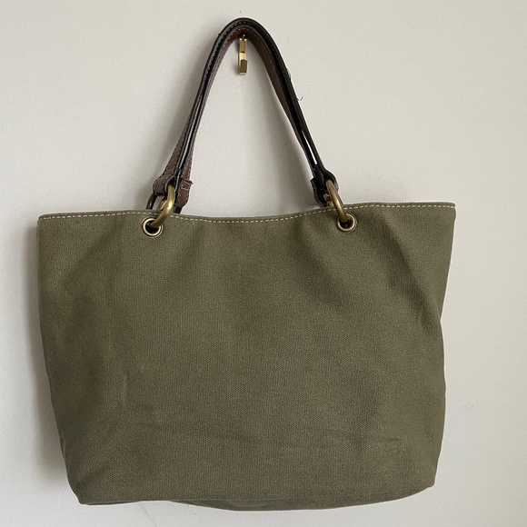 Unique AMANDA SMITH Canvas Handbag - beautiful interior! - Picture 2 of 6